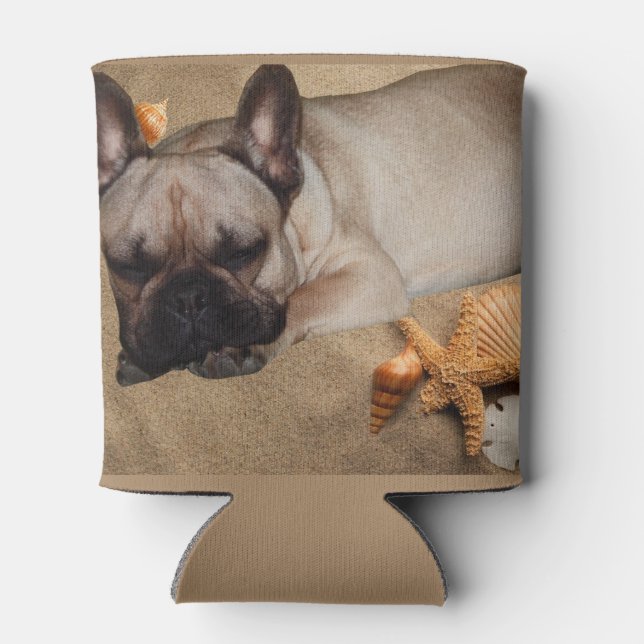 French Bulldog Leisure French Bulldog Can Cooler (Back)