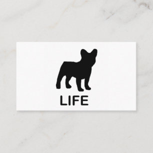 french bulldog life business card