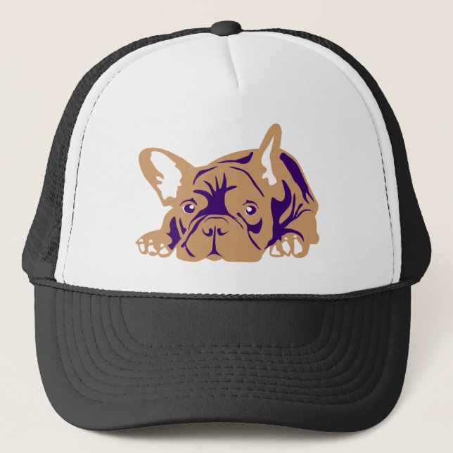 French Bulldog Logo Trucker Hat (Front)
