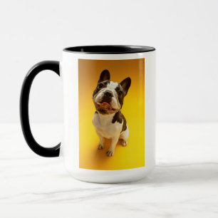 French Bulldog Looking Up Mug