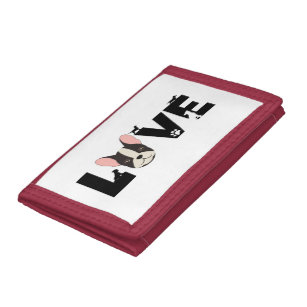 French Bulldog Love-Funny Puppy Quotes  T-Shirt To Trifold Wallet