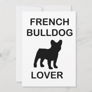 french bulldog lover invitation
