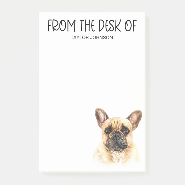 French Bulldog Lover Post-it Notes (Front)