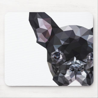 French Bulldog Low Poly Art Mouse Pad