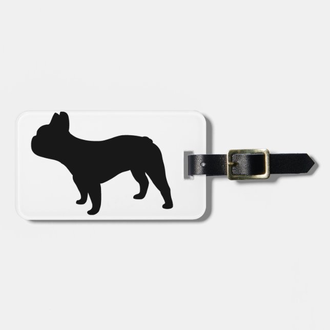 French Bulldog Luggage Tag (Front Horizontal)