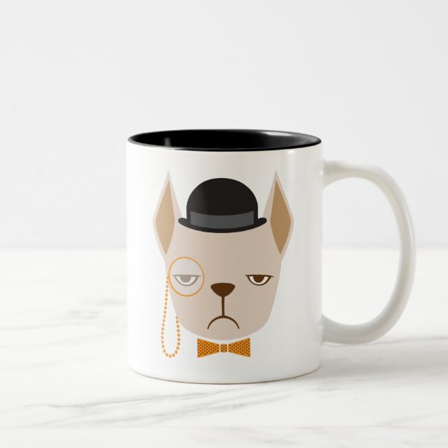 French Bulldog Mean Mug Mug (Right)