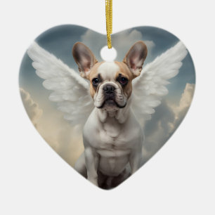 French Bulldog Memorial Ceramic Ornament