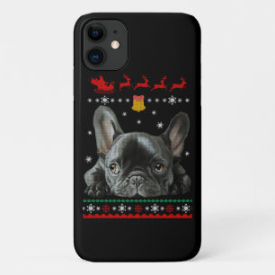 French Bulldog   Merry Christmas With Frenchie iPhone 11 Case