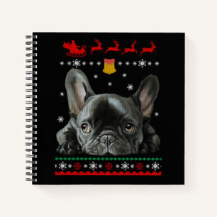 French Bulldog   Merry Christmas With Frenchie Notebook