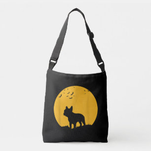 French Bulldog Moon  Halloween Inspired Design Crossbody Bag