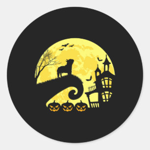 French Bulldog Moonshine Frenchie Mum Frenchie Dad Classic Round Sticker