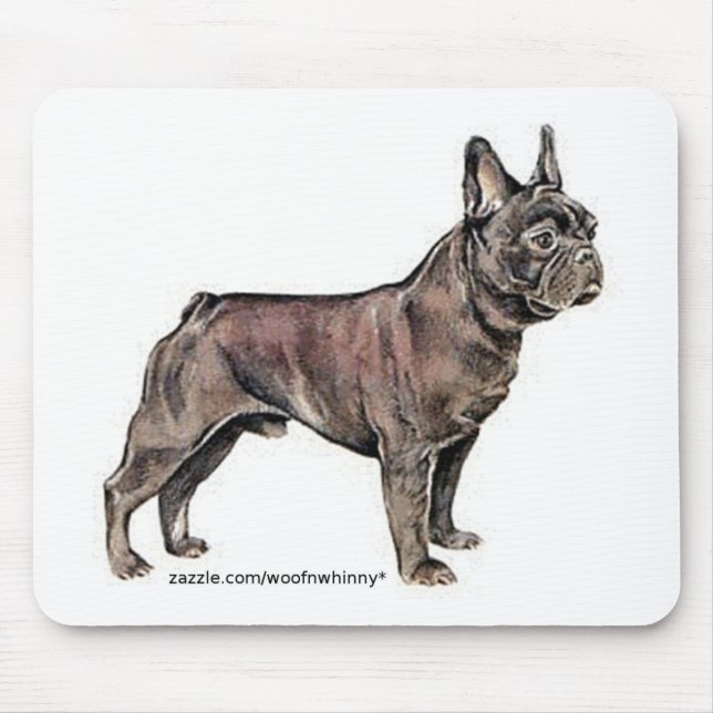 French Bulldog! Mouse Pad (Front)