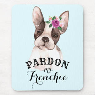 French Bulldog Mousepad - Blue
