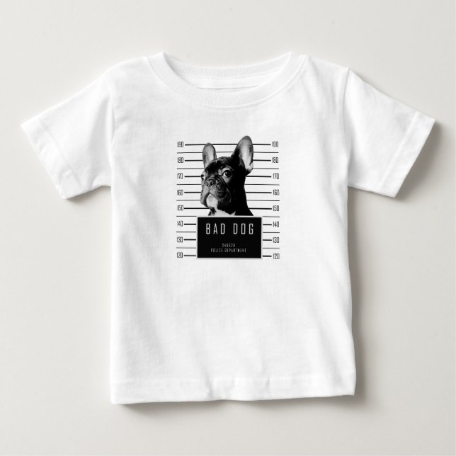 French Bulldog Mugshot Shirt (Front)