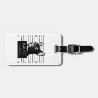 French Bulldog Mugshot Shirt Luggage Tag