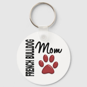 French Bulldog Mum 2 Key Ring