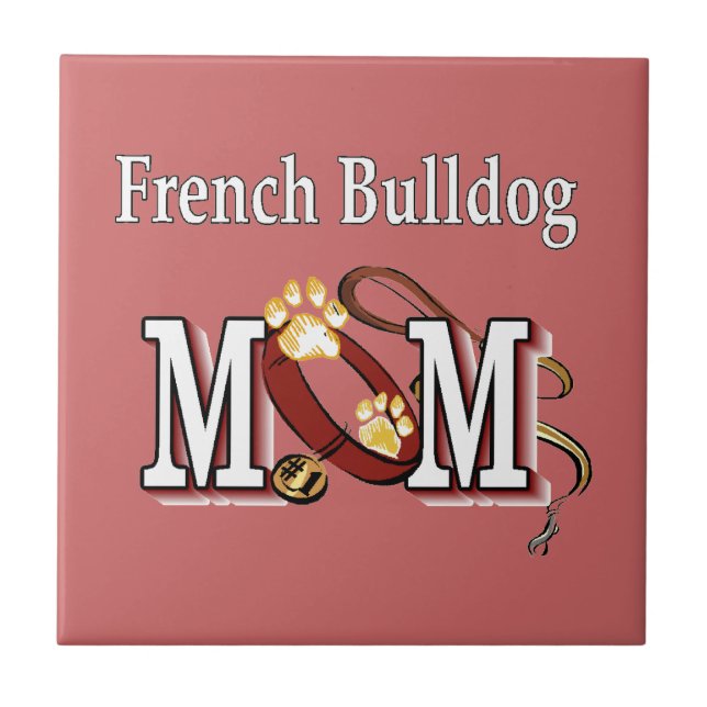 French Bulldog Mum Gifts Tile (Front)
