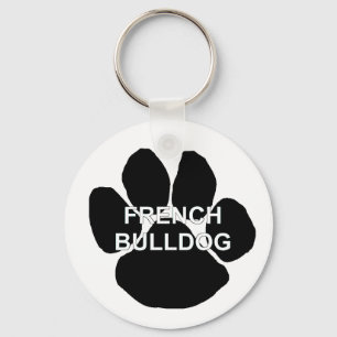 french bulldog name mega paw.png key ring