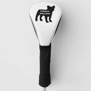 french bulldog name silhouette golf head cover