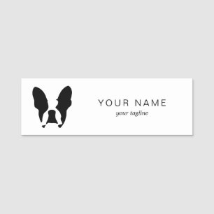 French bulldog  name tag