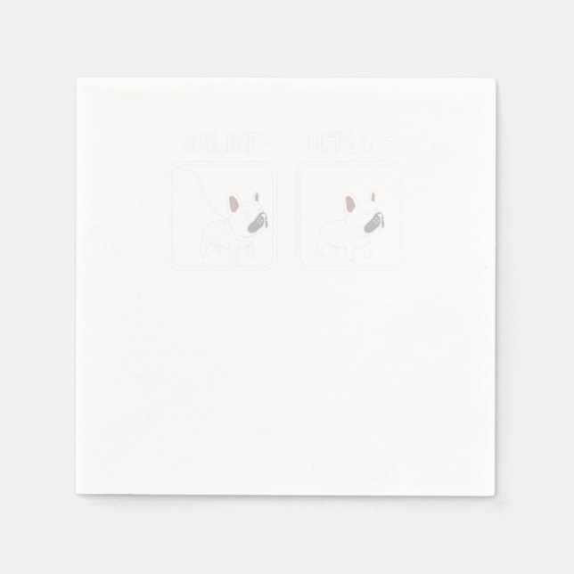 French Bulldog Napkin (Front)