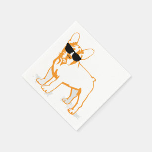 French Bulldog Napkins