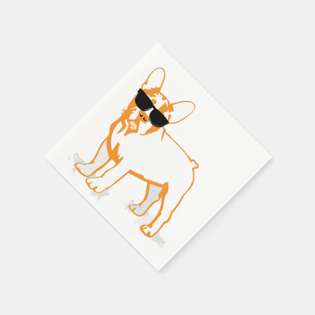French Bulldog Napkins (Corner)