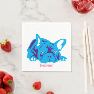 French Bulldog Napkins