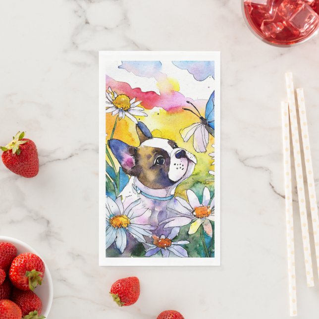 French Bulldog Napkins (Insitu)