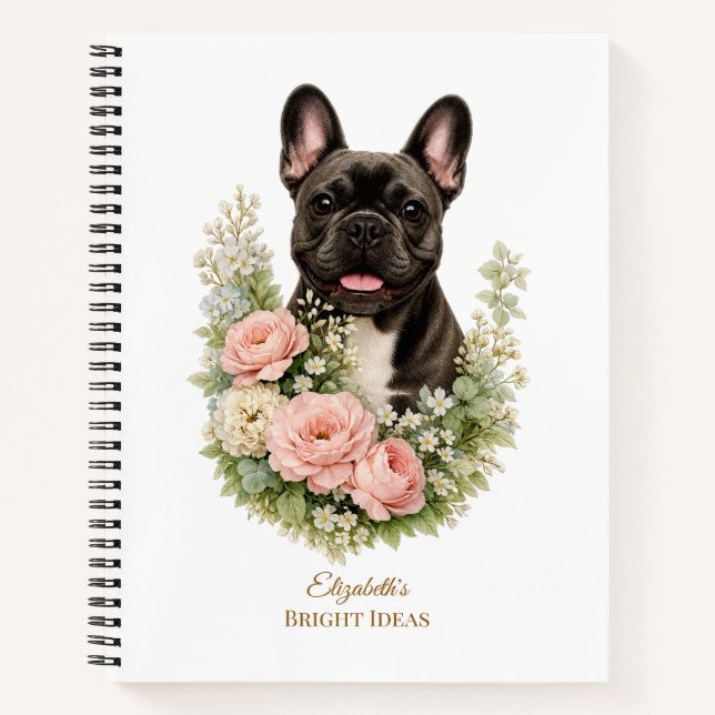 French Bulldog Notebook (Front)