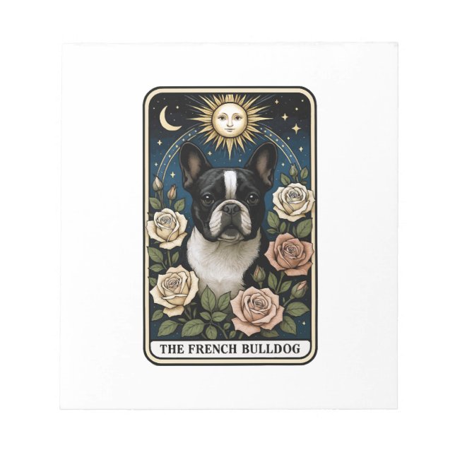 French Bulldog Notepad (Front)