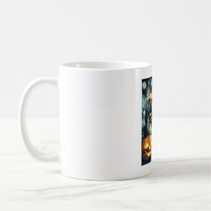 French Bulldog of van gogh starry night halloween  Coffee Mug