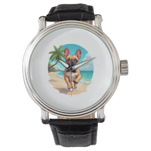 French Bulldog on a Beach Watch