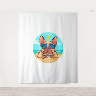French Bulldog on Vacation Tapestry