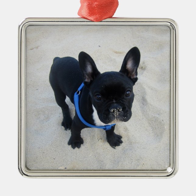 French Bulldog Ornament Personalised (Front)