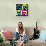 French bulldog painting in pop art style poster<br><div class="desc">If you like the French bulldog,  you are a fan of dogs or pop art,  then this is the right product for you. It is also ideal as a gift for a loved one or simply to surprise yourself.</div>