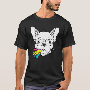 French Bulldog Pansexual Lgbt Q Cute Pan Pride Fre T-Shirt