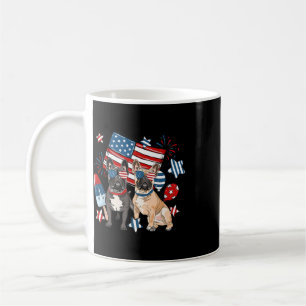 French Bulldog Patriotic Frenchie 4th Of July Usa Coffee Mug