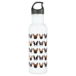 French Bulldog Pattern 710 Ml Water Bottle