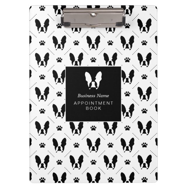 French bulldog pattern clipboard (Front)