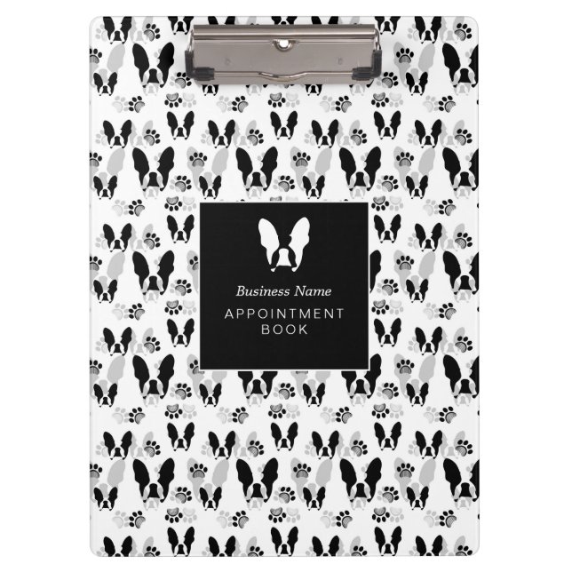 French bulldog pattern clipboard (Front)