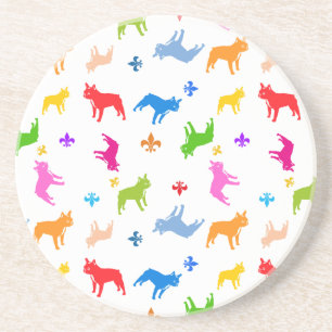 French Bulldog pattern Coaster