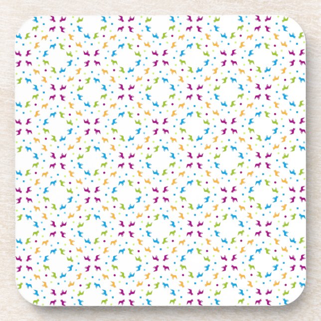 French Bulldog pattern Coaster (Front)