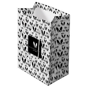 French bulldog pattern medium gift bag