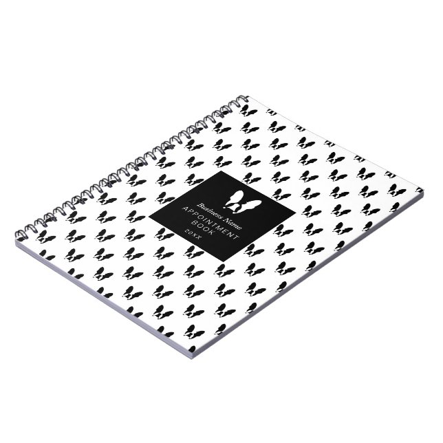 French bulldog pattern notebook (Left Side)