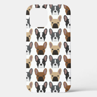 French Bulldog Patterned iPhone 12 Pro Case