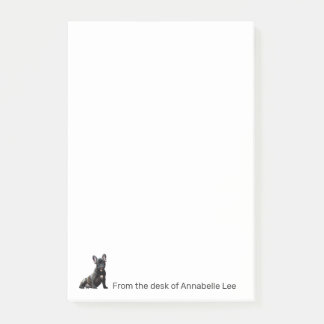 French Bulldog Personalise Post-it Notes