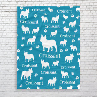 French Bulldog Personalised Dog Blanket Frenchie