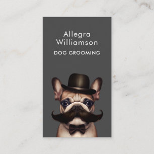 French Bulldog Personalised Dog Groomer Pet Sitter Business Card