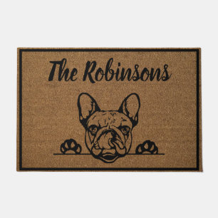 French Bulldog Personalised Welcome Mat Doormat